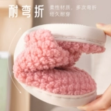 Тапочки, зимняя обувь, удерживающие тепло нескользящие туфли для влюбленных, коллекция 2023