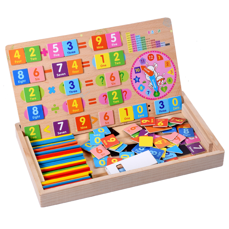 Children's counting stick Math arithmetic teaching aids Arithmetic kindergarten small stick Primary school addition and subtraction school supplies teaching aids box