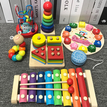 Masse à main le jouet de la fille pour bébé jouet de musique jouet 1-3 ans pour bébé frappé contre un petit xylophone à huit tons