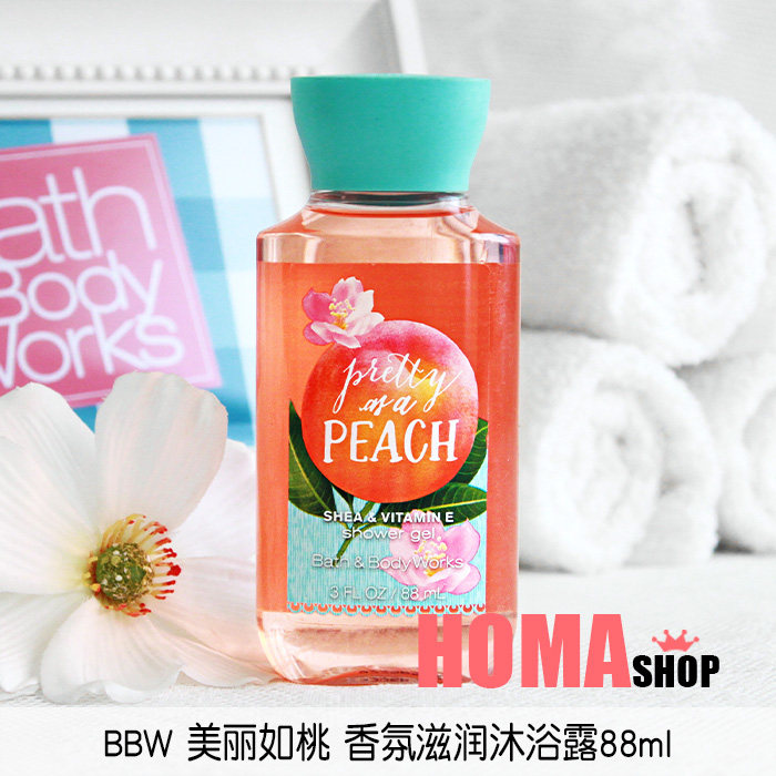 BBW beautiful like peach scents moisturizing body lotion 88ml travel dress USA BathBody Works