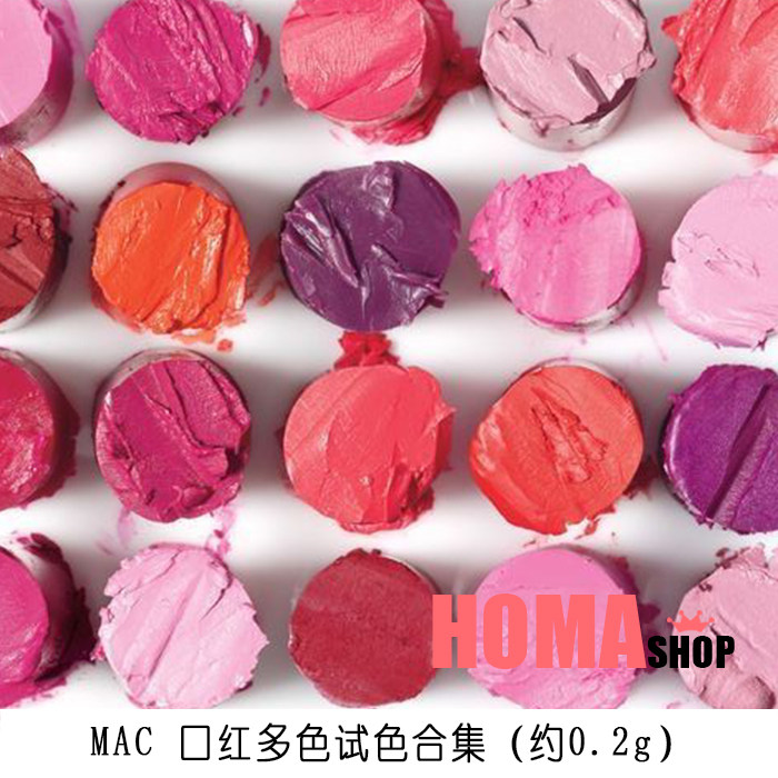MAC Mouth Red Test Color Trial Bag Enchantment Aunt Color Chili Red Bean Salad Color Lip Gloss American Special Cabinet