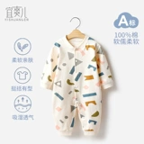 Детское демисезонное осеннее хлопковое зимнее боди для новорожденных, детская пижама