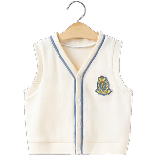Super cute baby vest college style spring and autumn