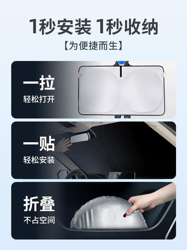 Подходящая для BYD Seagull Dolphin Song, Yuan, Tang, Han и Qin плюс dm-i автомобильная солнцезащитная и звукоизоляционная передняя зонтиковая крыша
