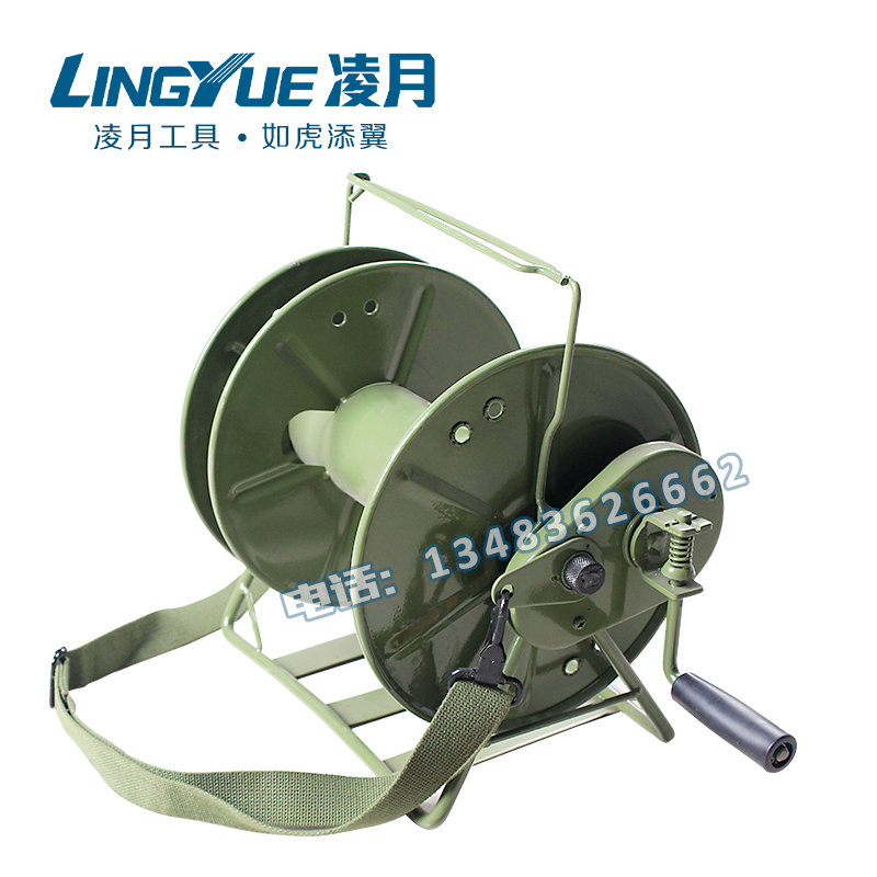 Covered wire take-up car winding disc release car Wire winding car release frame Force load-bearing winding frame