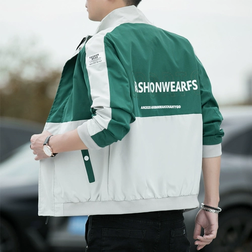 Модная трендовая демисезонная осенняя тонкая бейсбольная универсальная куртка для отдыха, свободный крой