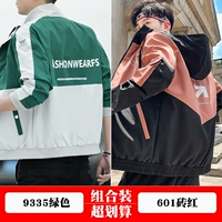 9335 зеленый +601 кирпичный красный