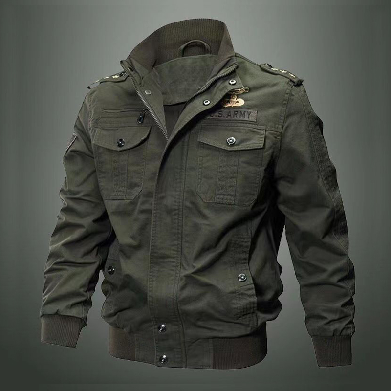 Workwear Jacket for Men, Spring and Autumn 2026 New Style, Military Washed Tough Guy Pilot Jacket, Men's Coat Workwear Jacket for Men, Spring and Autumn 2026 New Style, Military Washed Tough Guy Pilot Jacket, Men's Coat