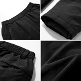 Мужские зимние удерживающие тепло штаны с пухом, для среднего возраста, высокая талия