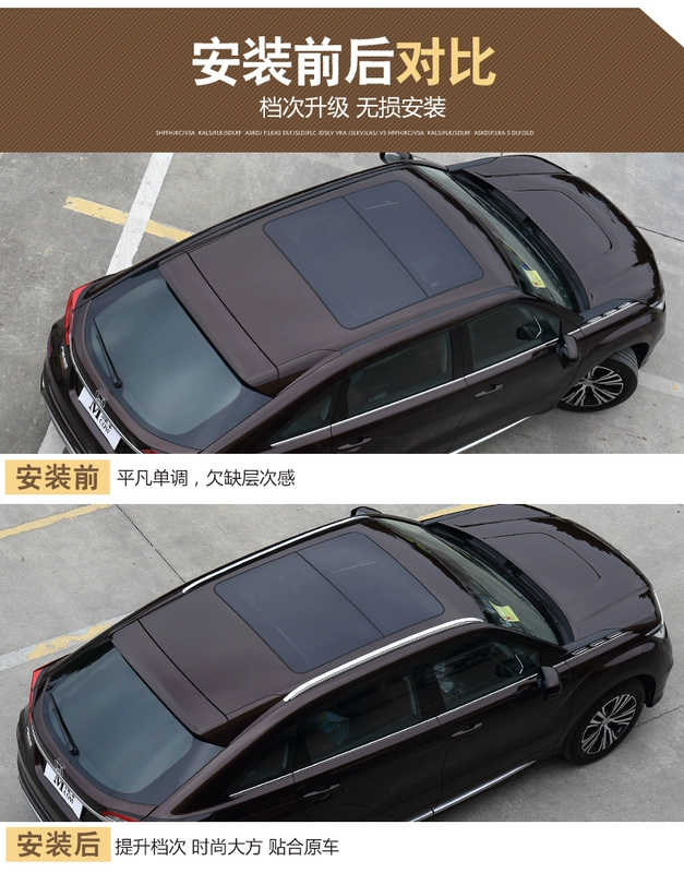 Honda URV Crown Road Hành lý giá nhôm URV Crown Road Top Khung trang trí giới thiệu đặc biệt Du lịch giá miễn phí punch giá để đồ trên nóc xe xpander