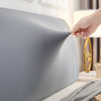 Simple solid color bedside cover Home bedroom four seasons universal all-inclusive elastic soft bag Bedside dust pad universal cover