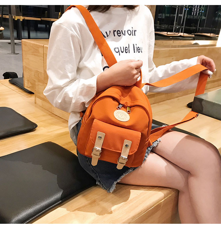Ba lô siêu lửa nữ 2019 thời trang mới mini ba lô giản dị hoang dã in túi gió sinh viên - Ba lô các mẫu balo đẹp cho nữ