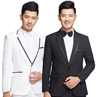 Bộ đồ mùa xuân và mùa thu phù rể ăn mặc phù hợp với nam giới vest nam