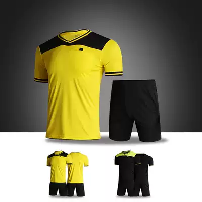 Short-sleeved football referee suit suit men's professional game equipment clothes clothing Women