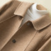 Phụ nữ áo hai mặt mới, phần dài trên đầu gối Len 100% len cao cấp Hepburn gió zero áo khoác cashmere - Accentuated eo áo áo dạ nữ trung niên đẹp Accentuated eo áo