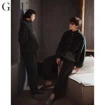 Lovers pyjamas woman autumn winter style coral suede mens outer wear winter thickened garnter warm flannel suede household clothes