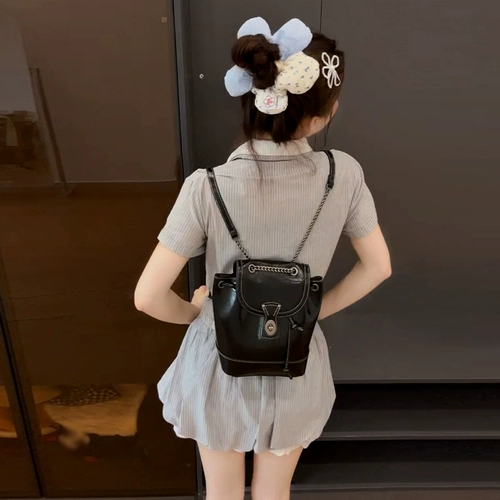 Летняя рубашка, корсет, мини-юбка, французский стиль, воротник поло, подходит для подростков