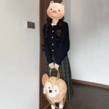 Осенняя небольшая юбка в складку, платье, комплект, коллекция 2023, подходит для подростков