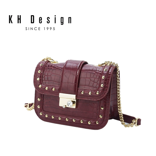 Сумка, цепь, крокодиловый принт, на цепочке