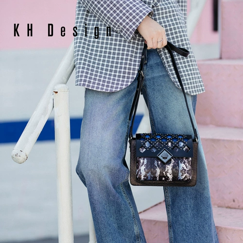 Кожаная сумка через плечо, сумка на одно плечо, небольшая сумка, из натуральной кожи