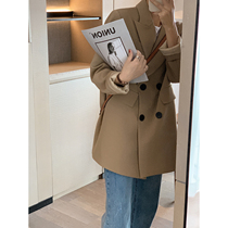 Suit jacket women's spring and autumn 2021 new advanced Korean version of loose design niche oversize jacket