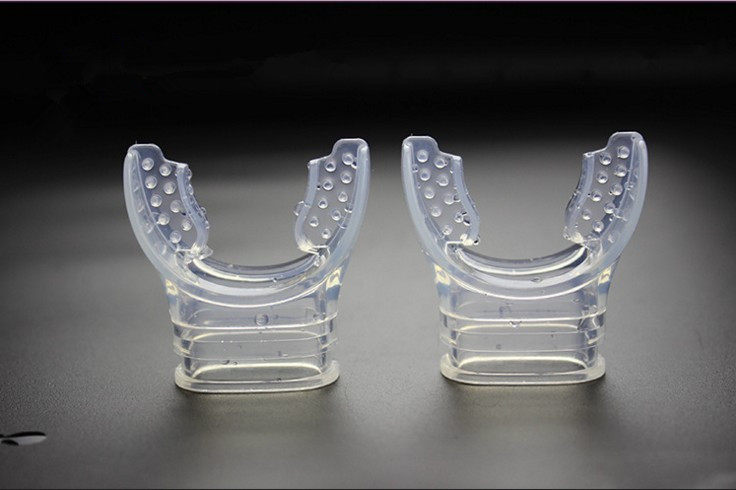 Universal mouthpiece silicone odorless breather tube accessories snorkeling nozzle accessories type lung one-time replacement