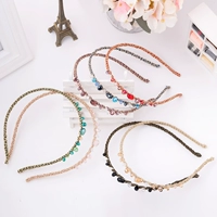 Phụ kiện tóc trẻ em headband dễ thương siêu dễ thương Hàn Quốc ngọt ngào đơn giản pha lê headband trang sức cô gái kẹp tóc đầu tiara kẹp tóc em bé