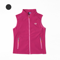 Foreign trade original single 2020 autumn and winter new womens outdoor vest leisure fleece waistcoat plus velvet warm vest jacket