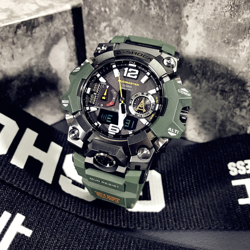 Casio Gshock Third Generation Big Mud King Solar-Powered Radio-Controlled Bluetooth Watch Sapphire Pressure Gauge Gwg-B1000