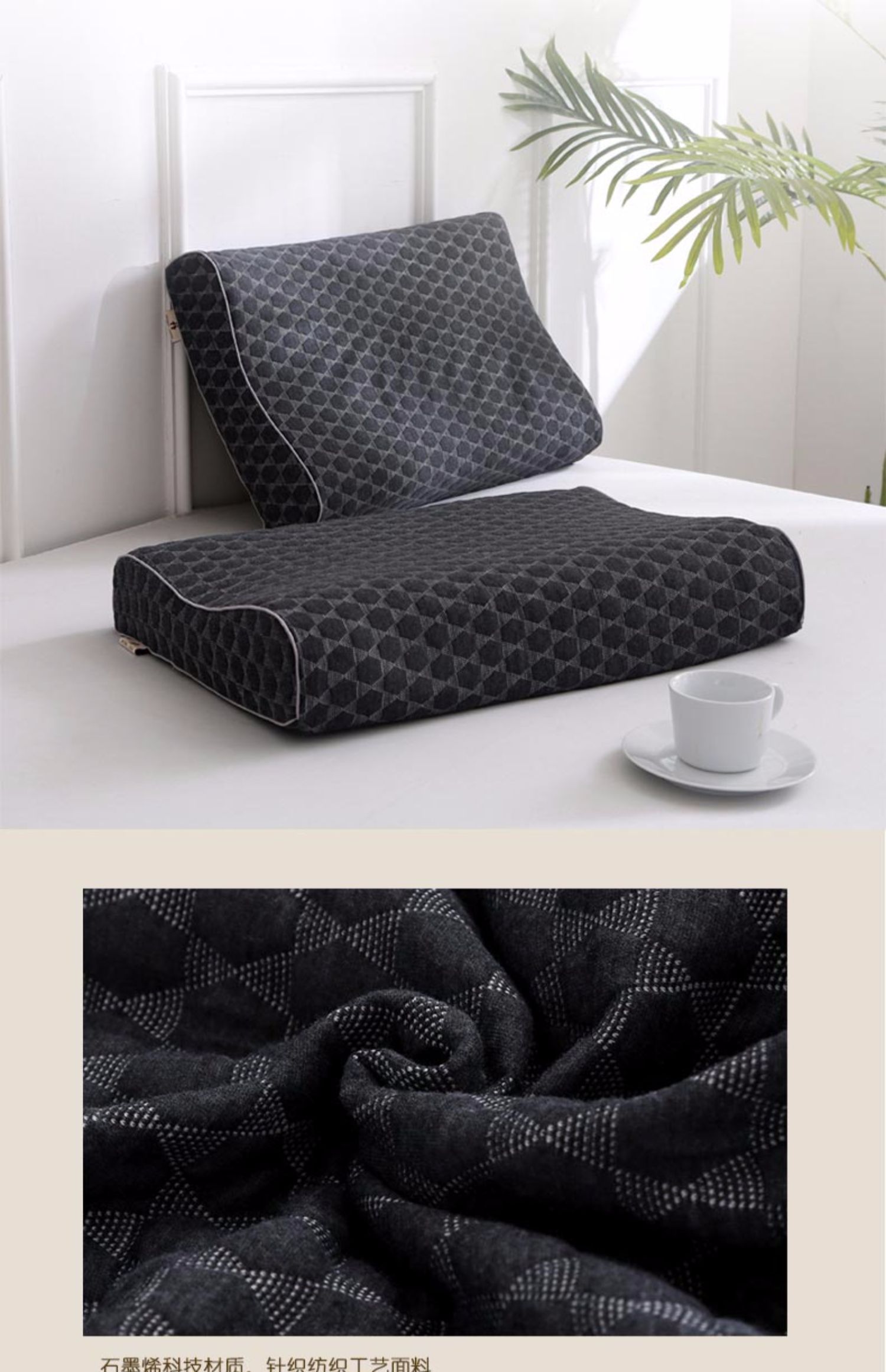 Bộ nhớ gối cao su Thái Lan gối gối gối cao su gối 60x40 trẻ em bộ nhớ bọt - Gối trường hợp gối nằm cho bé