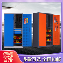 Heavy Duty Tool Cabinet Workshop Drawer Cabinet Automotive Maintenance Multifunction Cabinet Power Safety Double Door Factory Storage Compartment