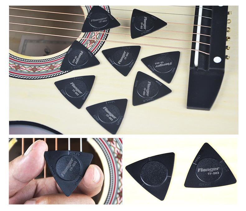 Guitar chọn một phần ba dày [5 miếng] ballad bakelite guitar shrapnel ukulele nhạc cụ phụ kiện dây đeo guitar