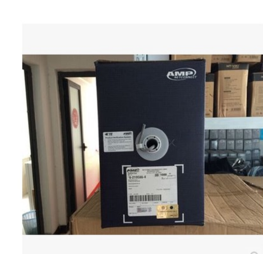 AMP Amp 5 category 6 category 6 category of network cable non - shielded 6-219586-4 foot oxygen-free copper core