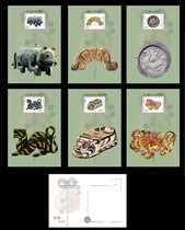 2022 Bronze Tiger Jade Tiger Tiger Wadang Tiger Festival Tiger Pillow Postcard Group A does not include stamps 535B