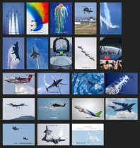 2022 Zhuhai Air Show flight show postcards set of 20 542