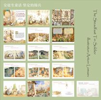 2024 Hans Christian Andersens fairy tale The Steadfast Tin Soldier postcard set of 16