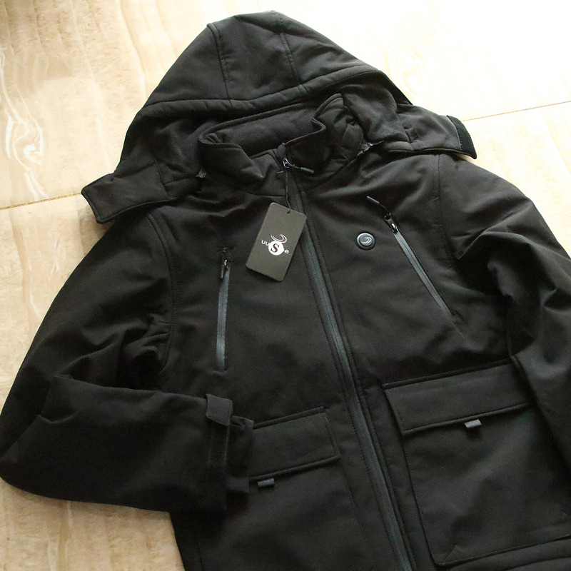 Bargain Deal on Original Men's and Women's Outdoor Multi-Pocket Jackets, Windproof, Waterproof, Electrically Heated, Warm, Hooded Softshell Jackets