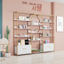 Light luxury cosmetics display rack beauty salon product display container nail art boutique bag hand-held display rack