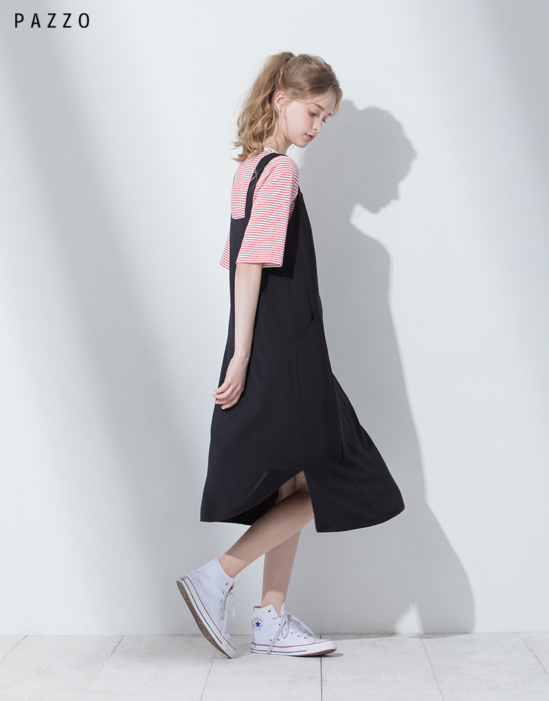 │PAZZO│SWEET P40202229 CHIC vuông cổ vest túi hàng đầu đầm đầm đẹp 2021