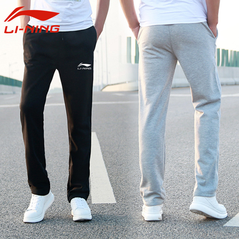 Quần Li Ning nam quần cotton mùa hè mỏng mỏng quần thẳng quần âu quần XL chạy - Quần thể thao quần thể thao nike