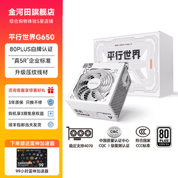 Jinhetian Parallel World Power Supply 650W Silent Computer Power Supply Desktop Case Atx White Label Power Supply 750W