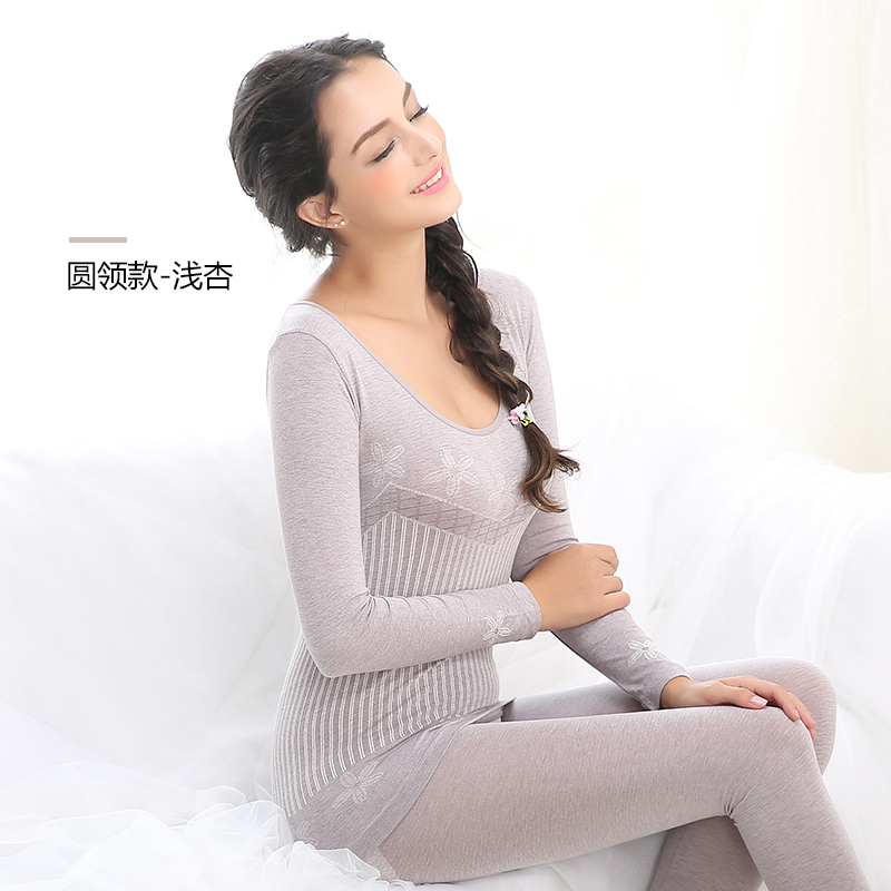 đồ lót ấm Nam Cực womens đánh dấu quần áo mùa thu bộ cơ thể quần mùa thu sinh viên thân hình mỏng bông đáy tóc