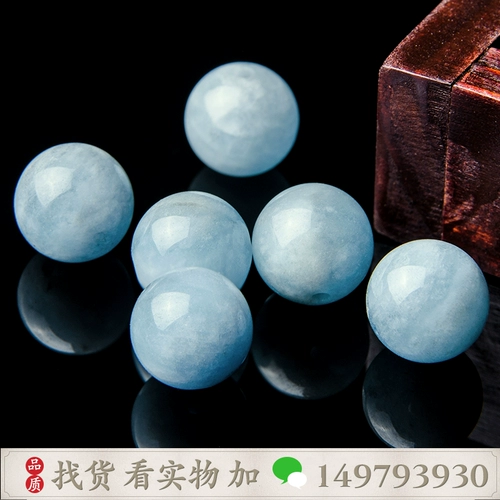 Натуральные сапфировые бусины, украшение-шарик ручной работы, браслет из бисера