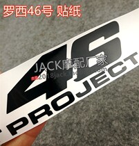 Rossi motorcycle racer 46 reflective waterproof decoration modified sticker decal 46