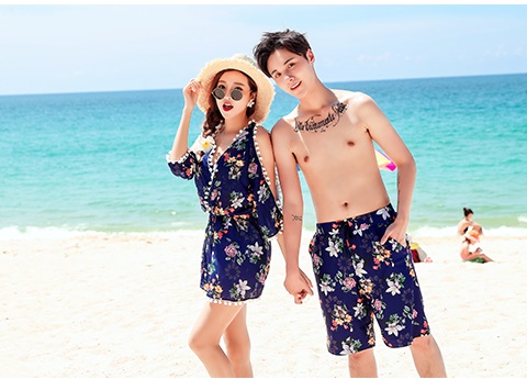 Bộ đồ bơi đôi bikini phù hợp với bikini ba mảnh áo tắm nữ bảo thủ che bụng bên bờ biển spa đồ bơi 	đồ đôi đi biển cho mẹ và bé	