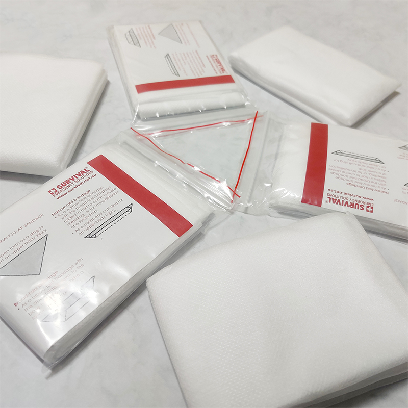 SURVIVAL Medical Dressing Triangle Bandage Disposable Triangle Towel First Aid Kit Unwoven Manufacturer Direct