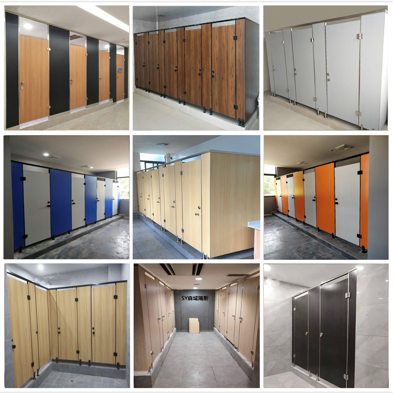 Public powder room Partition board toilet partition board Men's and women's toilets Anti-fold special board Fitting room Site shower room