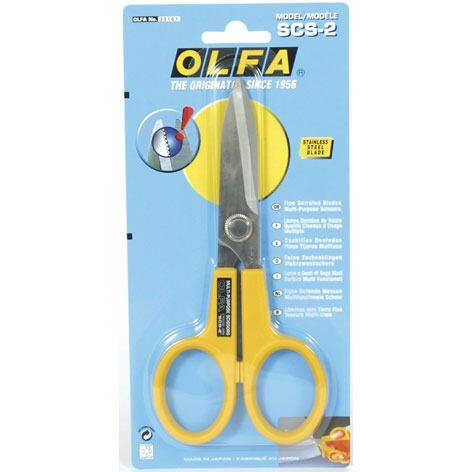 Japanese original OLFA European hair SCS-2 scissors sawtooth scissors can cut wire wire