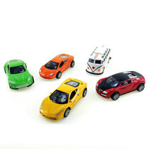 Children Toy Alloy Mini Small Car Suit Model Back Force Emulation Small Sedan Pendulum Boy 61 ground stall