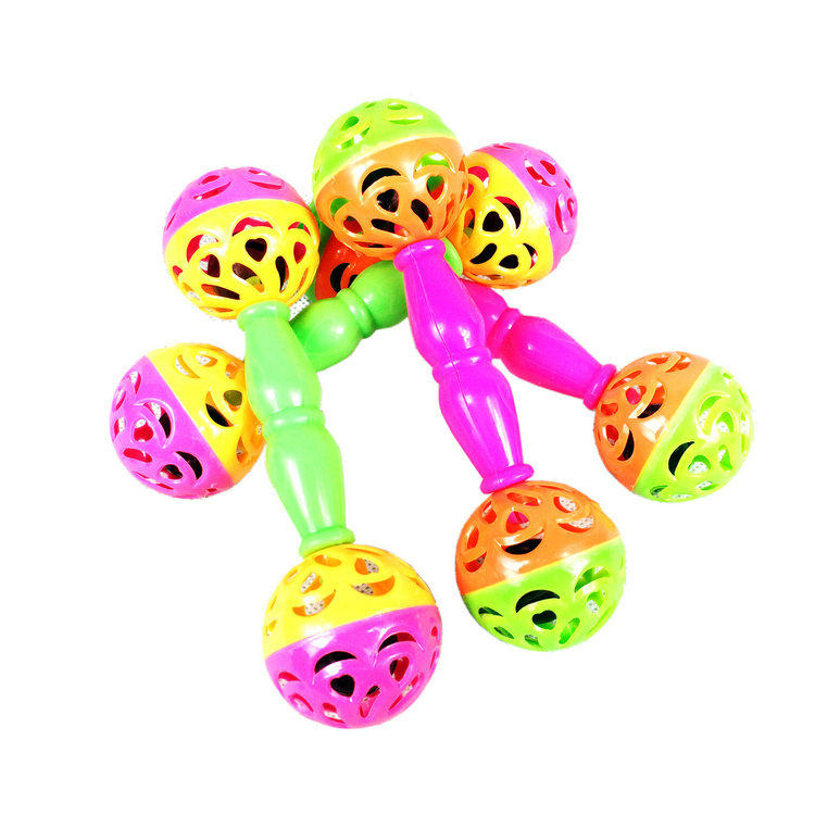 Baby rattle toy for 3-6-12 months newborns 0-1 baby puzzle early to teach infant double-head rocking bell